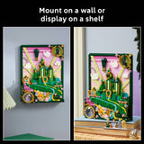 LEGO Wicked Emerald City wall art 1518 pieces, imported from the UK