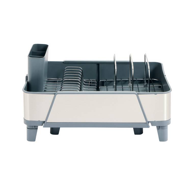 Argos Home expandable dish rack in stainless steel (British brand)