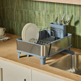 Argos Home expandable dish rack in stainless steel (British brand)