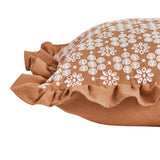 Argos Home broderie anglaise cushion mustard 43x43cm - British product
