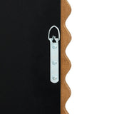 Habitat Bobbin stained wooden wall mirror 90x56cm, imported from the UK
