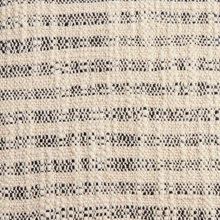 Habitat woven frayed edge stripe cushion 43x43cm (British brand)