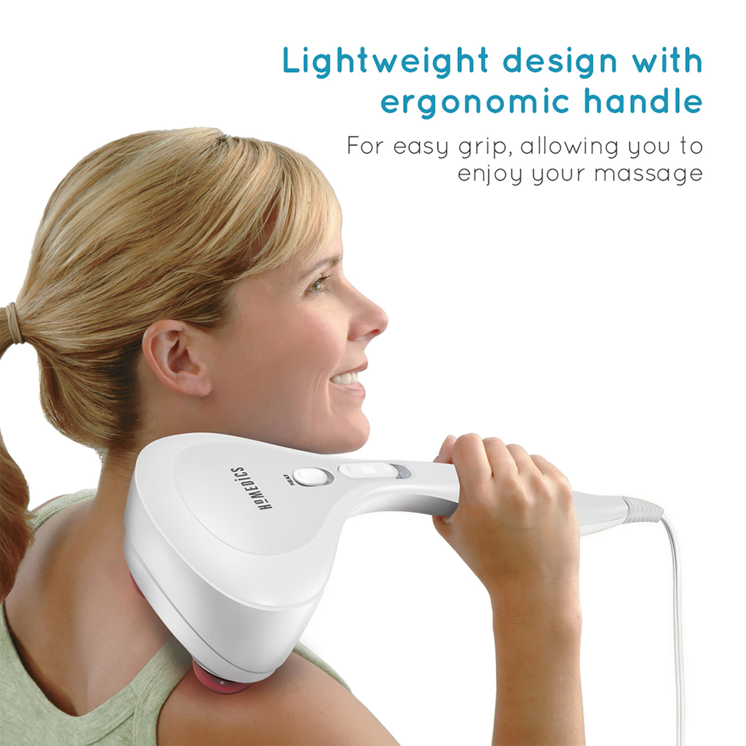 Homedics Percussion Deep Tissue Massager White, UK version