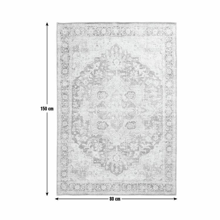 Habitat green vintage effect rug 80x150cm (British brand)