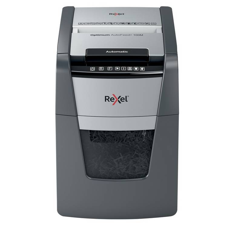 Rexel Optimum AutoFeed shredder 34L - British product