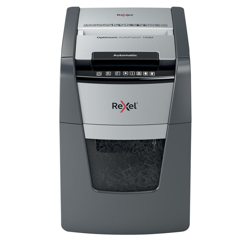 Rexel Optimum AutoFeed shredder 34L - British product