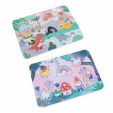 Chad Valley wooden tray puzzle pack fairy and dino themes pack of two, UK version