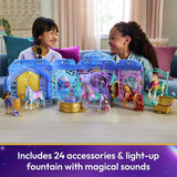 Unicorn Academy Starglow Fountain stable playset with Wildstar figure (British brand)