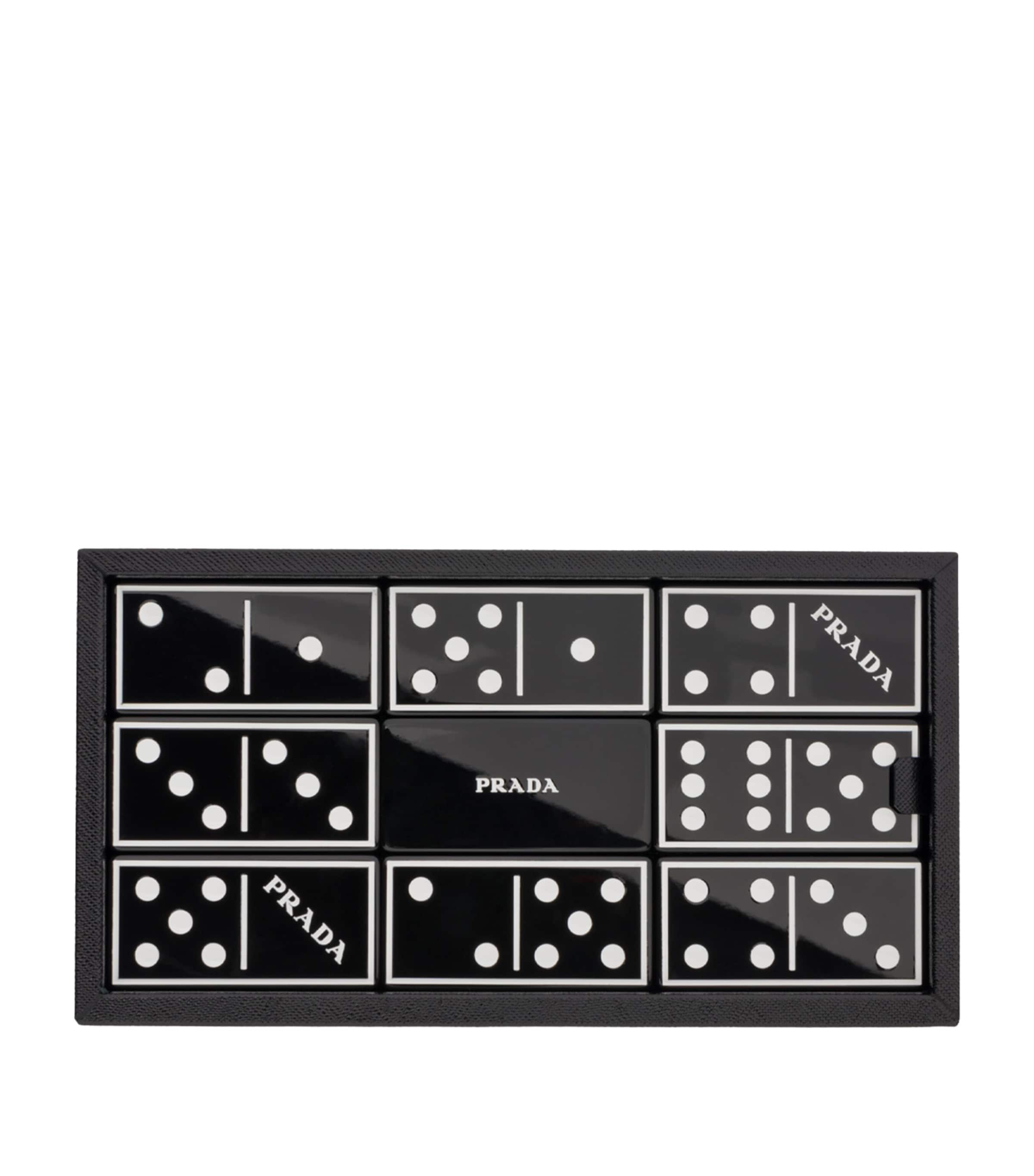 Prada Saffiano leather dominoes set imported from the UK