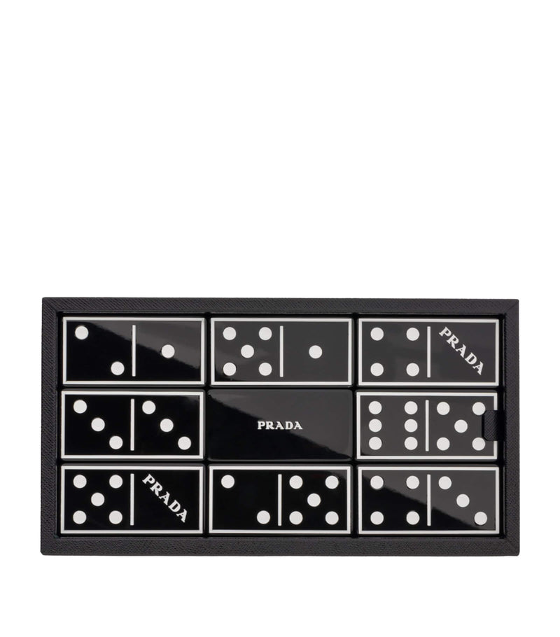 Prada Saffiano leather dominoes set imported from the UK