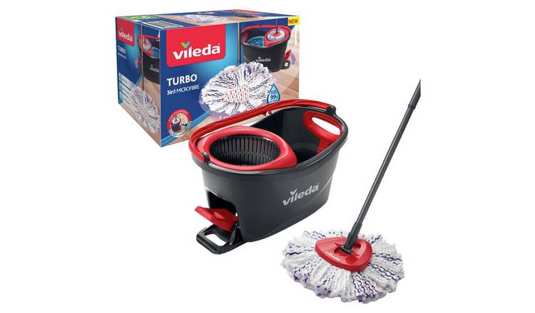 Vileda 3 in 1 Turbo Spin Mop & Bucket Set