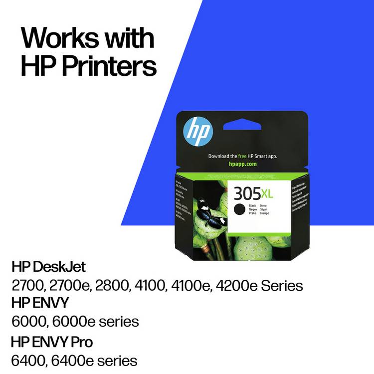 HP high yield black ink cartridge XL, imported from the UK