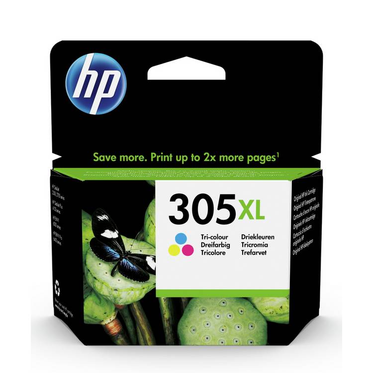 HP 305 XL original colour ink cartridge (British brand)