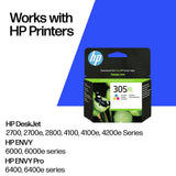 HP 305 XL original colour ink cartridge (British brand)