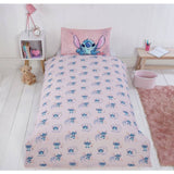 Disney Lilo & Stitch pink toddler bedding set, imported from the UK