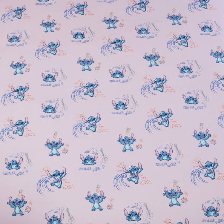Disney Lilo & Stitch pink toddler bedding set, imported from the UK