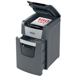 Rexel Optimum AutoFeed+ 150X cross cut shredder, imported from the UK