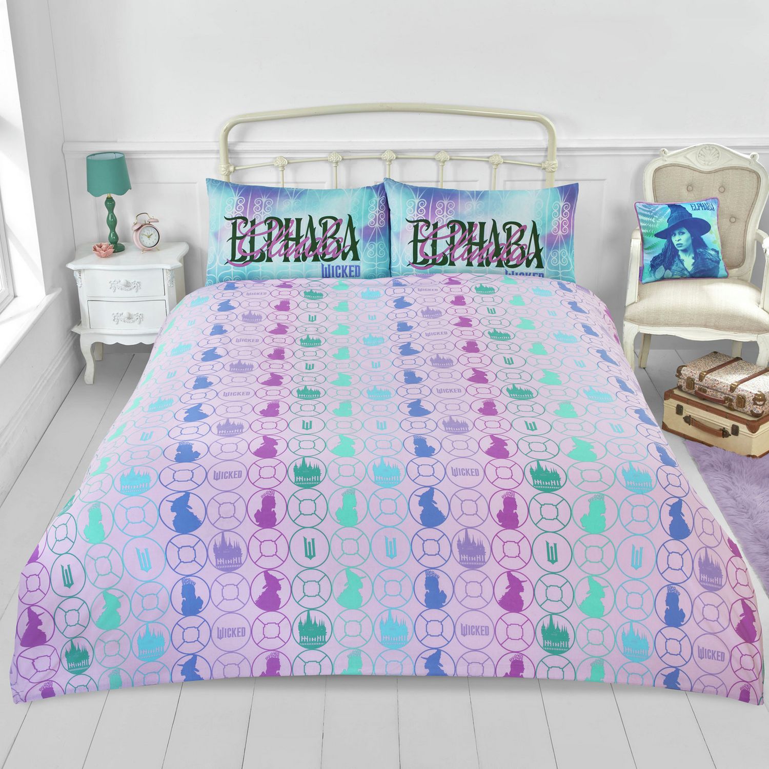 Wicked Part 2 Blue Kids Bedding Set - Double