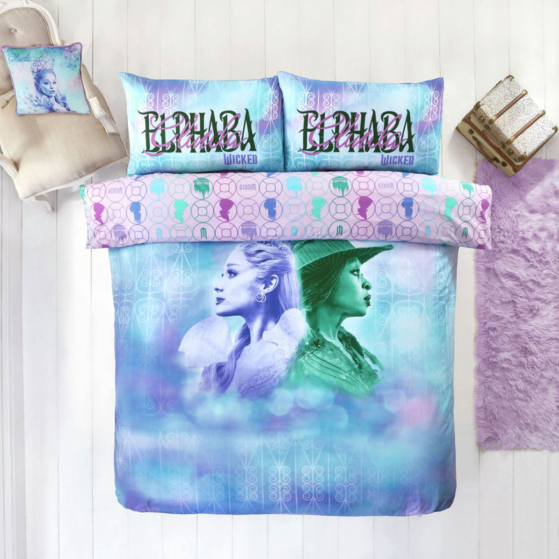 Wicked Part 2 Blue Kids Bedding Set - Double