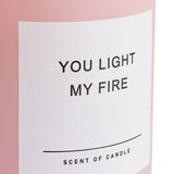 Argos Home candle pink Amalfi Sunset 10.5cm, imported from the UK