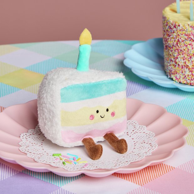 Argos Home birthday cake soft toy plush (British brand)