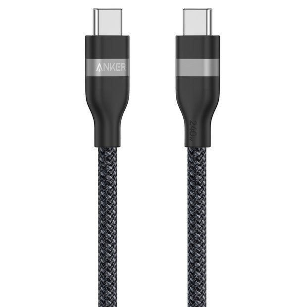 Anker 240W braided USB-C cable 0.9m, imported from the UK