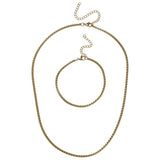 Liars & Lovers gold-tone stainless steel roll chain set, UK version