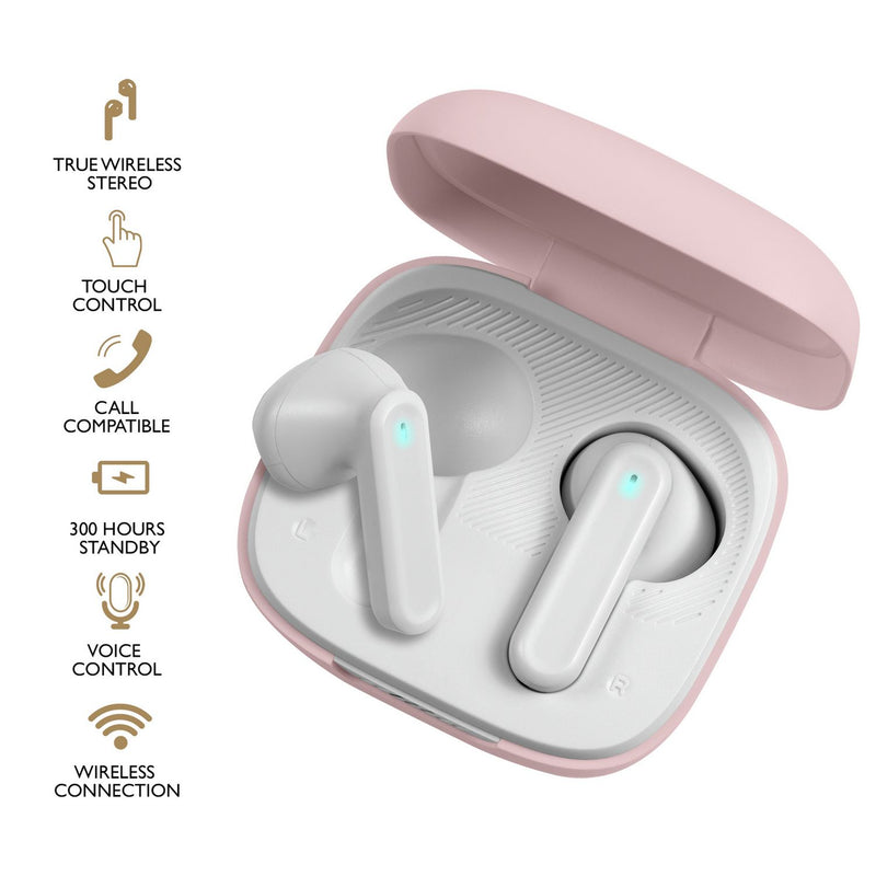 Radley pink smartwatch and wireless earbud set (British brand)
