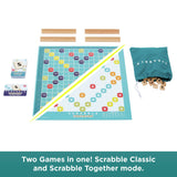 Scrabble wooden board game with two gameplay modes - British product