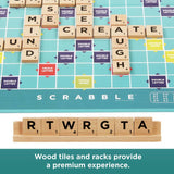 Scrabble wooden board game with two gameplay modes - British product