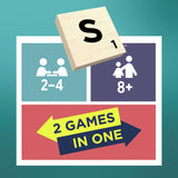 Scrabble wooden board game with two gameplay modes - British product