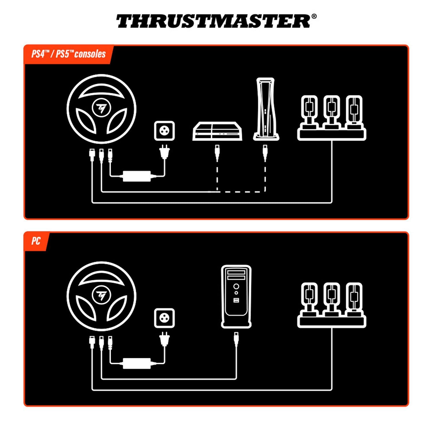 Thrustmaster T248R racing wheel kit - British product