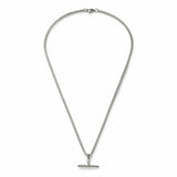 Uncommon Souls stainless steel T-bar pendant necklace, UK version