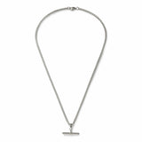 Uncommon Souls stainless steel T-bar pendant necklace, UK version
