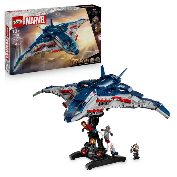 LEGO Marvel Avengers Quinjet building set 1131 pieces, UK version
