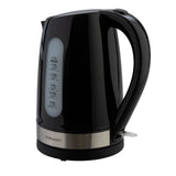 Cookworks plastic illuminated kettle black, UK version