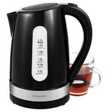 Cookworks plastic illuminated kettle black, UK version
