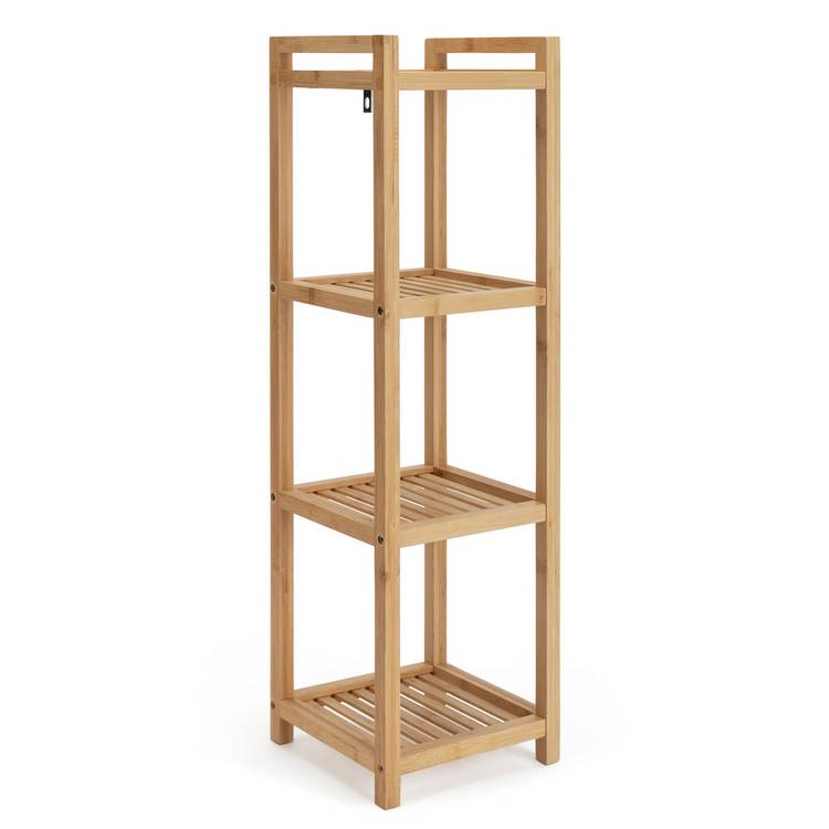 Habitat bamboo storage caddy natural with 4 shelves, UK version