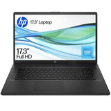 HP 17.3 laptop N100 4GB 128GB black (British brand)