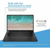 HP 17.3 laptop N100 4GB 128GB black (British brand)