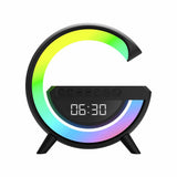 Menkind RED5 alarm clock with wireless charging and Bluetooth speaker (British brand)