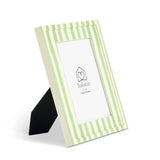 Habitat green stripe printed picture frame 4x6 - British product