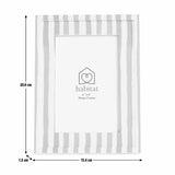 Habitat green stripe printed picture frame 4x6 - British product