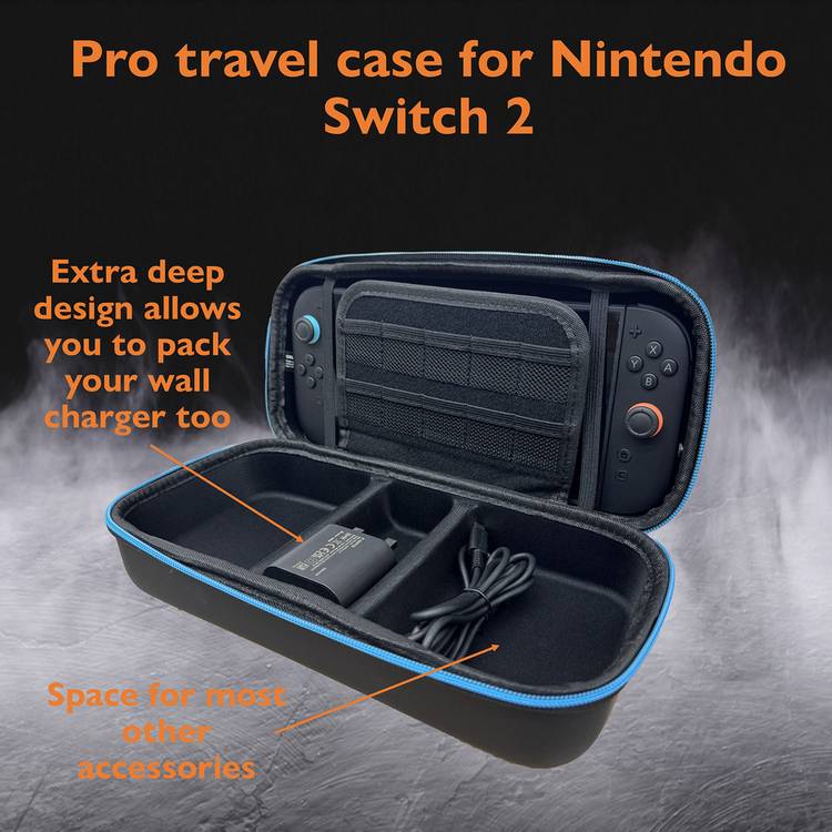 Deltaco Travel Case & Charge Pocket Switch 2 - British product
