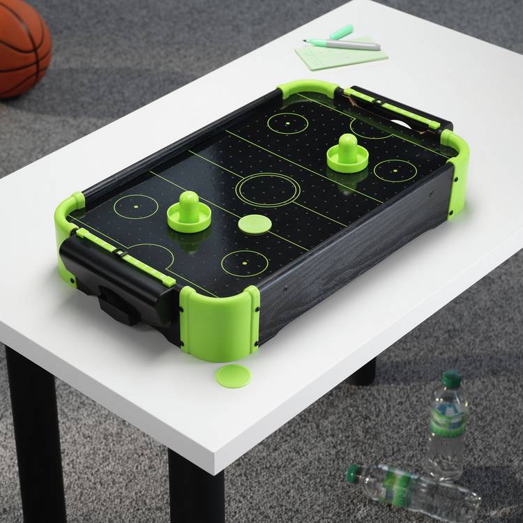Menkind Neon Air Hockey portable tabletop game, UK version