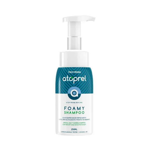 FrezyDerm Atoprel gentle foamy shampoo 250ml - British product