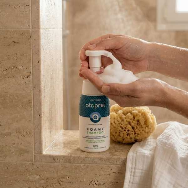 FrezyDerm Atoprel gentle foamy shampoo 250ml - British product