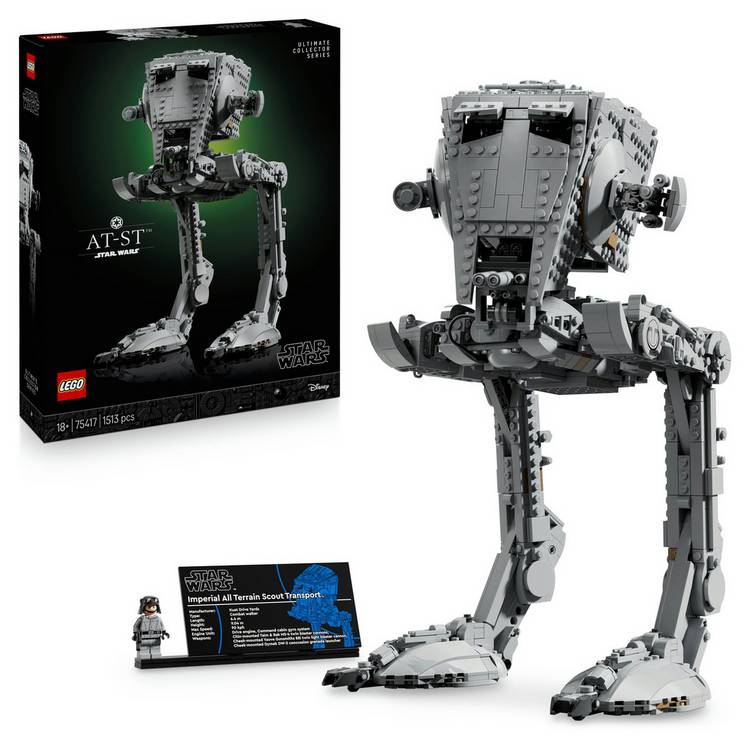 LEGO Star Wars AT-ST Walker building set 1513 pieces - British product