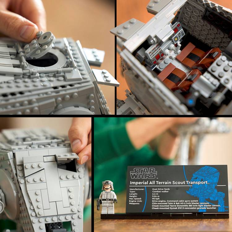 LEGO Star Wars AT-ST Walker building set 1513 pieces - British product