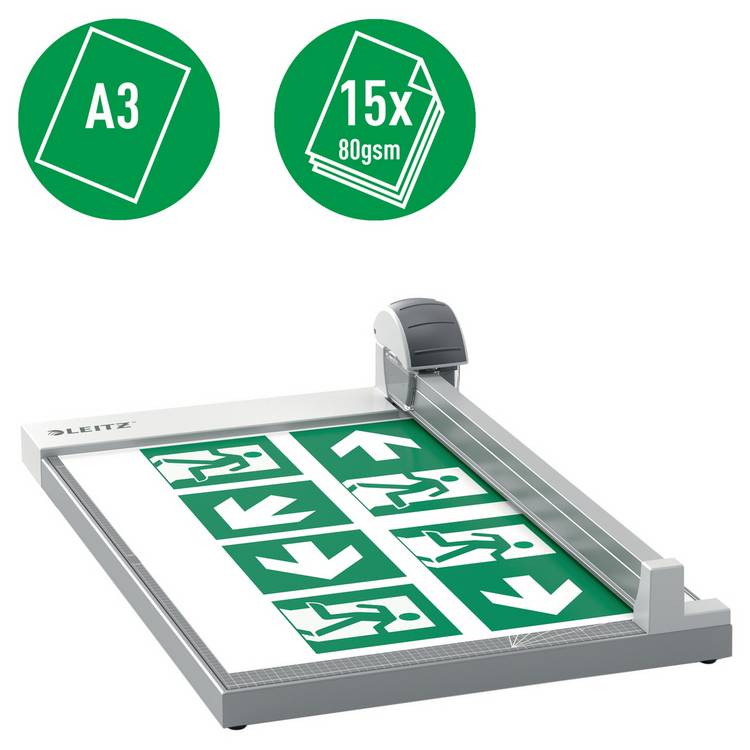 Leitz A3 paper trimmer 15 sheet capacity, imported from the UK